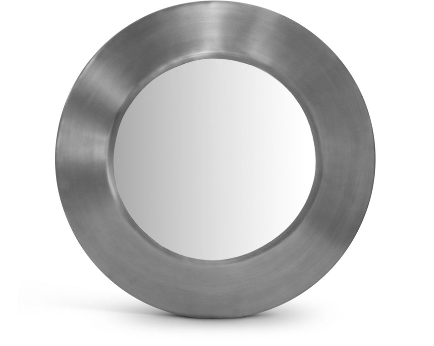 Sphere 24" W X 24" H Iron Frame Mirror