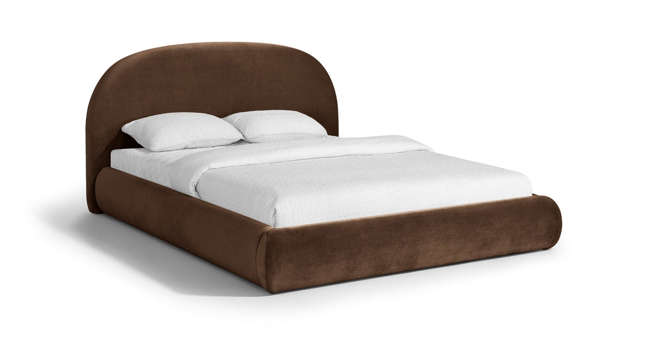 Cama tapizada de terciopelo Celine