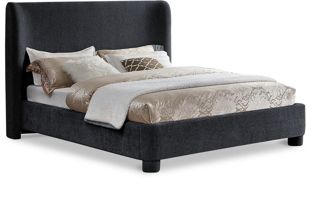 Penny Chenille Fabric Upholstered Bed