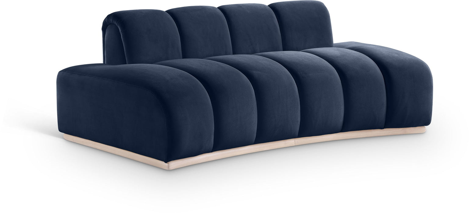 Jace 78.5" Velvet Upholstered Loveseat