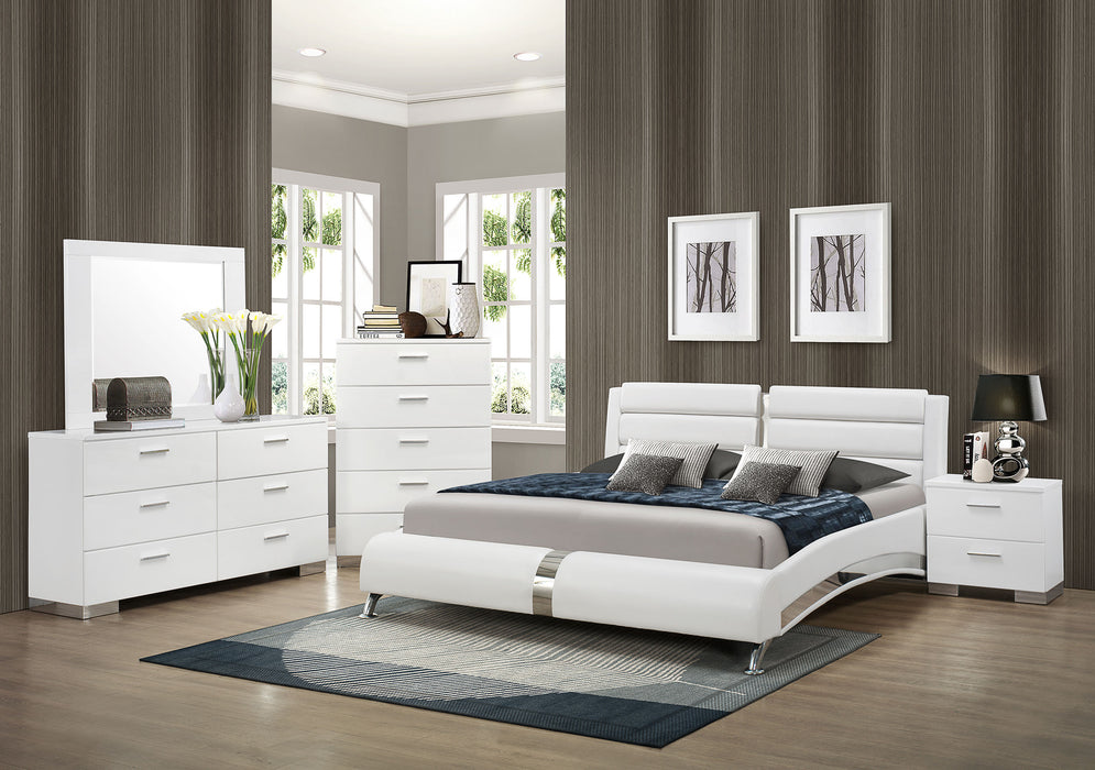 Jeremaine Upholstered Sleigh Bed
