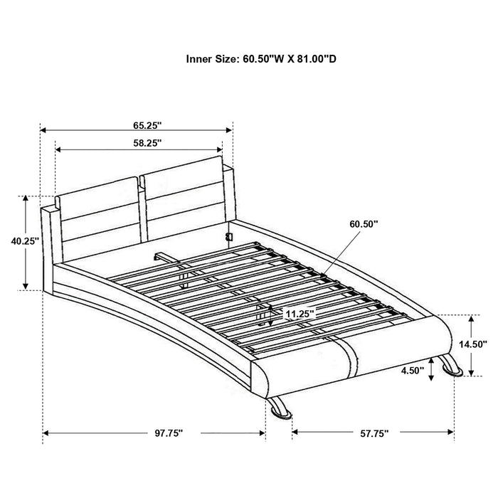 Jeremaine Upholstered Sleigh Bed