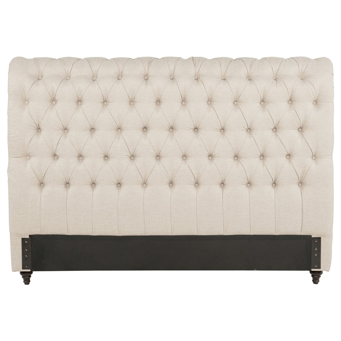 Devon 57-inch Upholstered Headboard Beige
