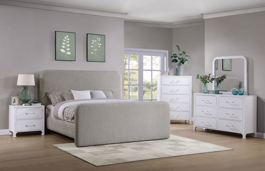 Wren Upholstered Panel Bed
