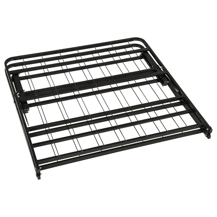Kramer Folding Metal Platform Bed Frame Black