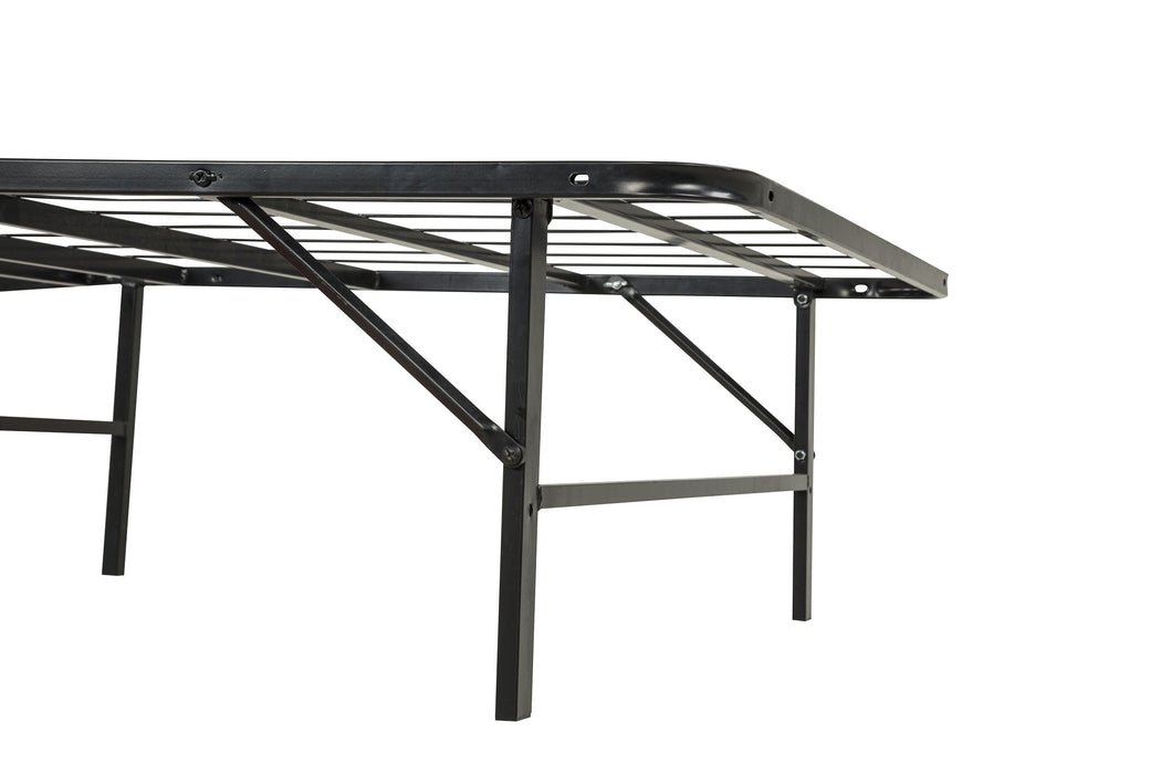 Kramer Folding Metal Platform Bed Frame Black