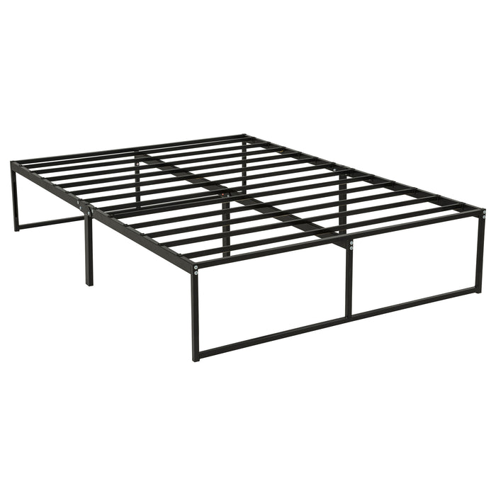 Gates Heavy-Gauge Metal Platform Bed Frame Black