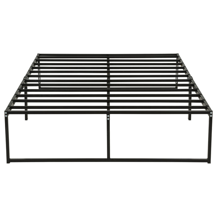 Gates Heavy-Gauge Metal Platform Bed Frame Black