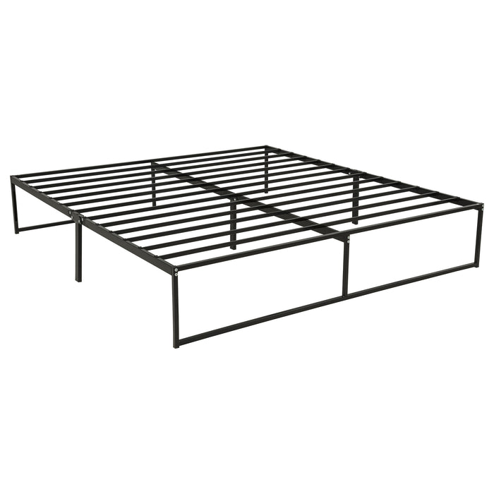 Gates Heavy-Gauge Metal Platform Bed Frame Black
