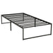 Gates Heavy-Gauge Metal Platform Bed Frame Black