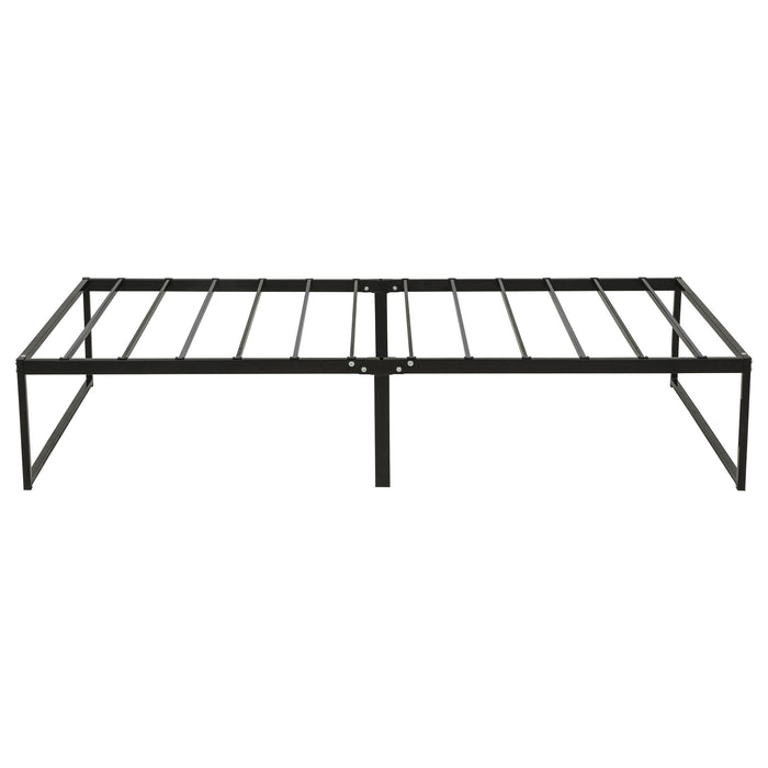 Gates Heavy-Gauge Metal Platform Bed Frame Black