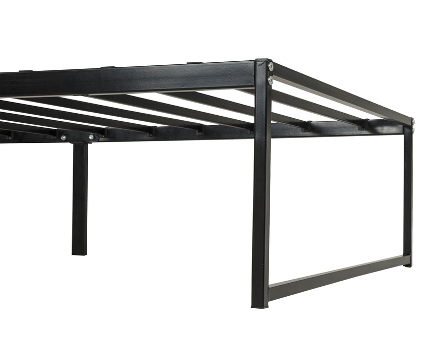 Gates Heavy-Gauge Metal Platform Bed Frame Black