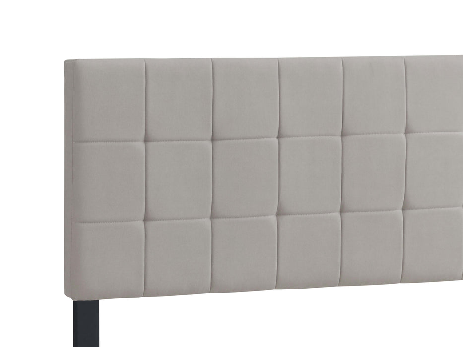 Cama de panel tapizada Fairfield - beige