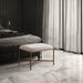 Valley Chenille Fabric Upholstered Bench