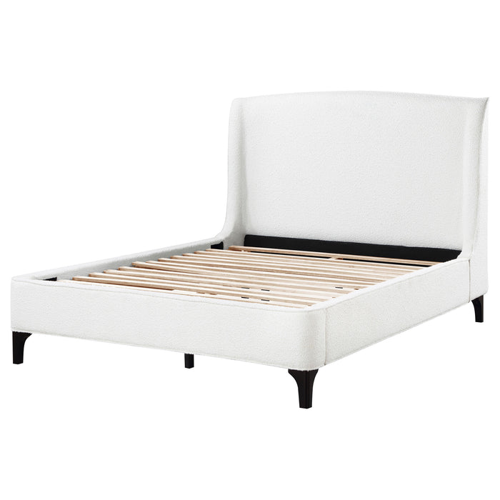 Mosby Upholstered Wingback Bed