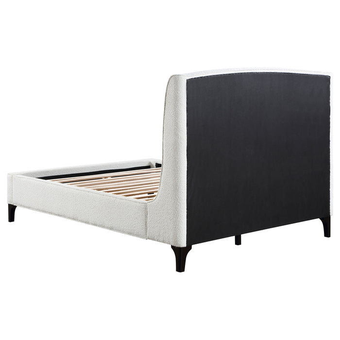 Mosby Upholstered Wingback Bed