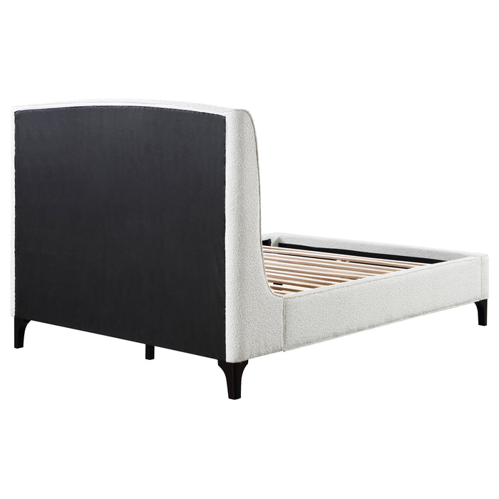 Mosby Upholstered Wingback Bed