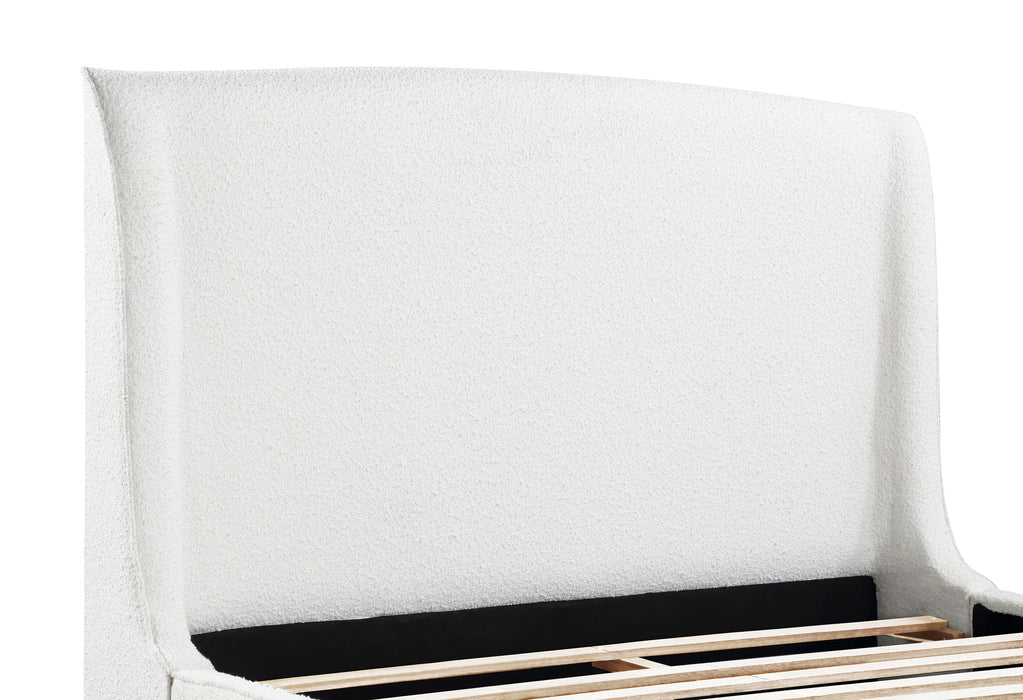 Mosby Upholstered Wingback Bed