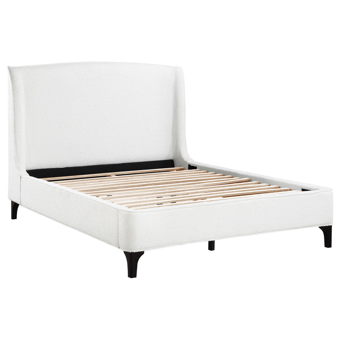 Mosby Upholstered Wingback Bed