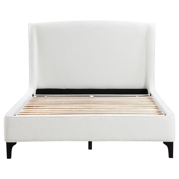 Mosby Upholstered Wingback Bed