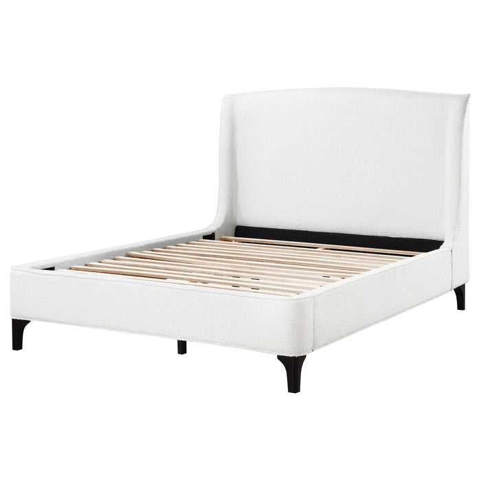 Mosby Upholstered Wingback Bed