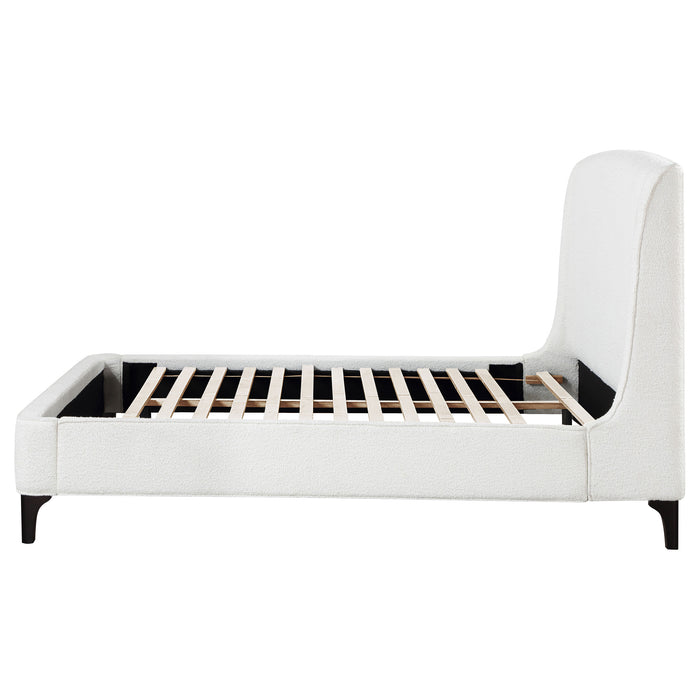 Mosby Upholstered Wingback Bed