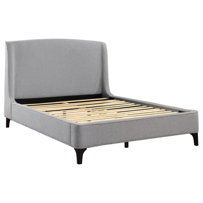Mosby Upholstered Wingback Bed