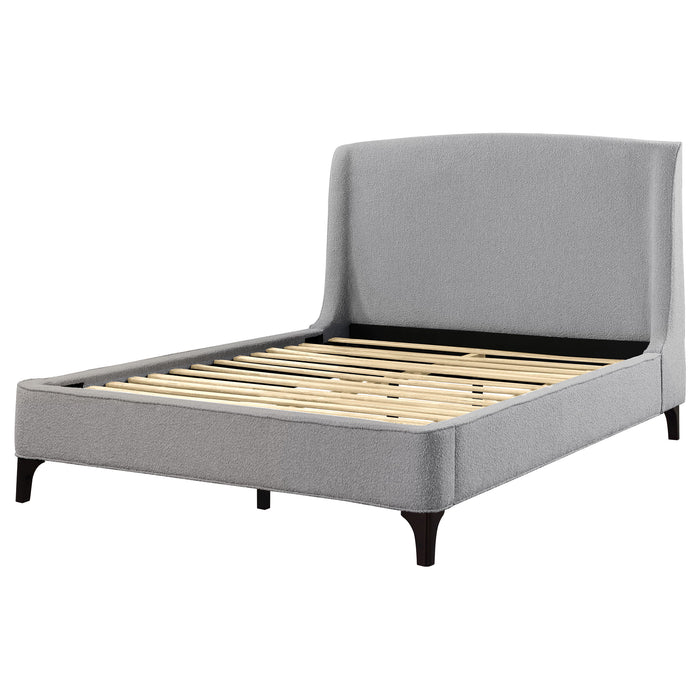 Mosby Upholstered Wingback Bed