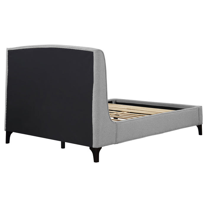 Mosby Upholstered Wingback Bed