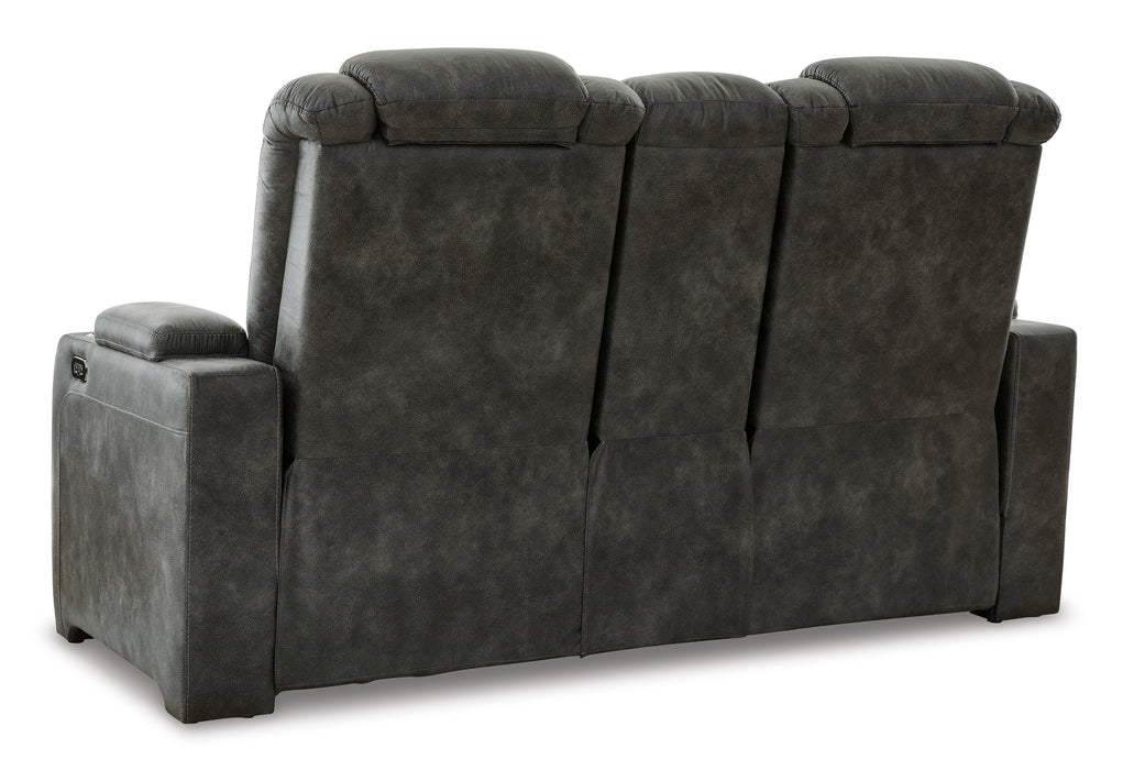 Soundcheck Power Reclining Loveseat with Console