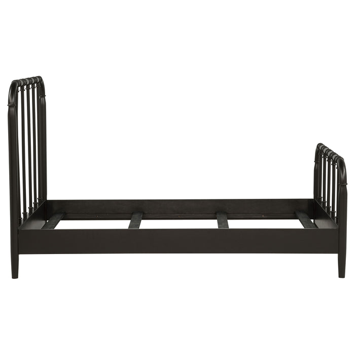 Rocco All Wood Water Pipe Open Frame Bed Dark Bronze
