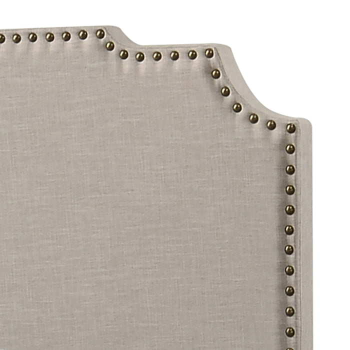Tamarac Upholstered Panel Bed Beige