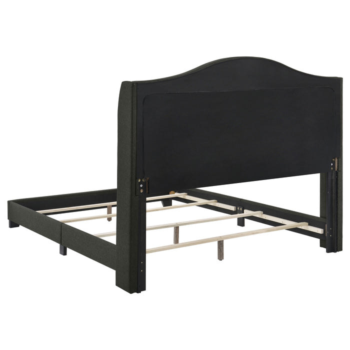 Sonoma Upholstered Wingback Bed Grey