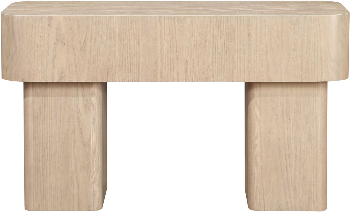 Oakmont Oak Veneer Console Table