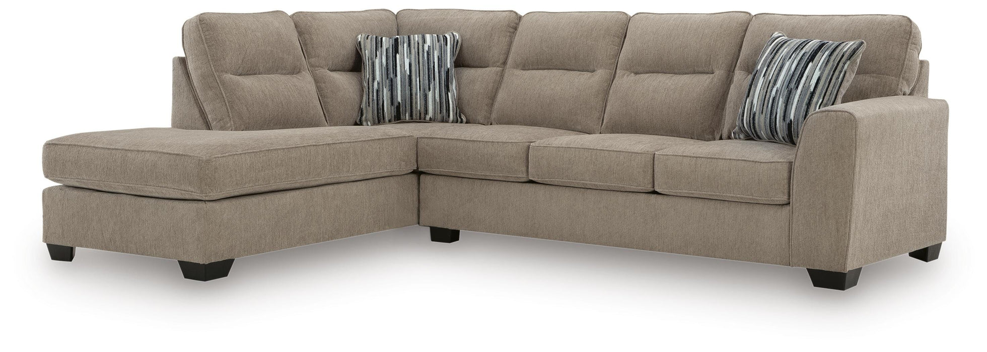 Seccional Olten de 2 piezas con chaise lounge