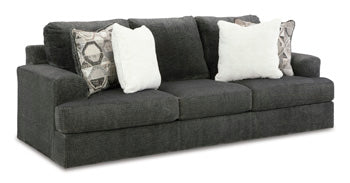 Karinne Loveseat - Black/Gray