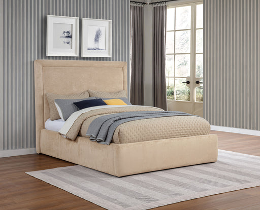 Lawson 54-inch Upholstered Full Platform Bed Light Saddle - Beige