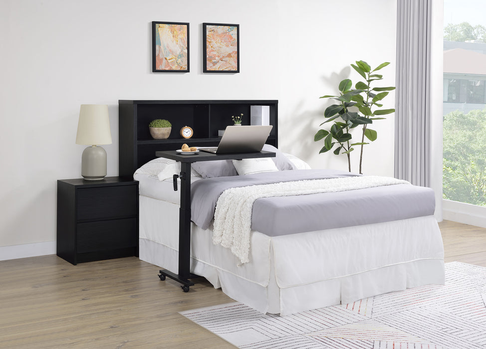 Westpark 49-inch Bookcase Headboard Black