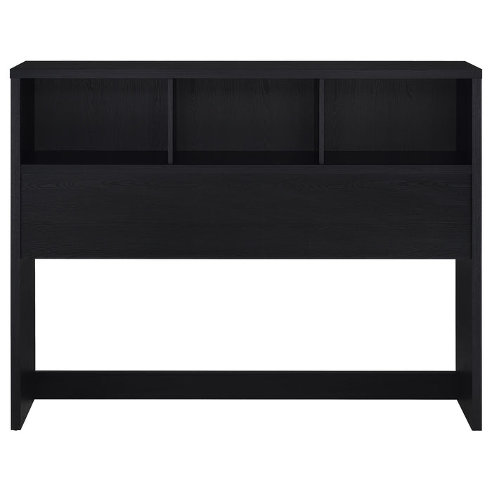Westpark 3-piece Bedroom Set Bookcase Headboard Black