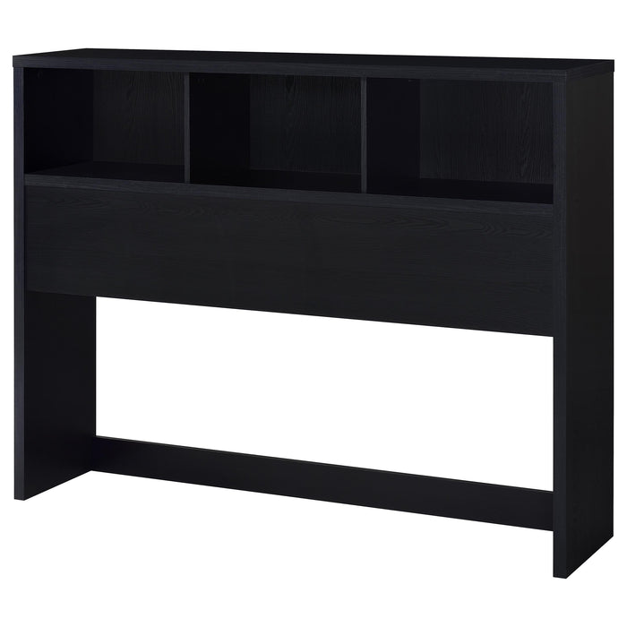 Westpark 3-piece Bedroom Set Bookcase Headboard Black