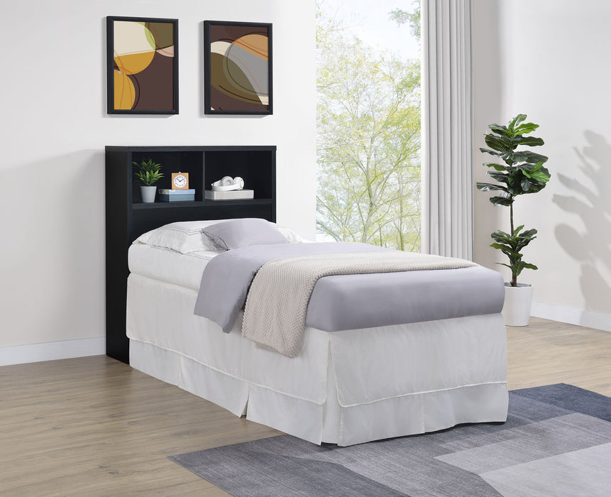 Westpark 49-inch Bookcase Headboard Black