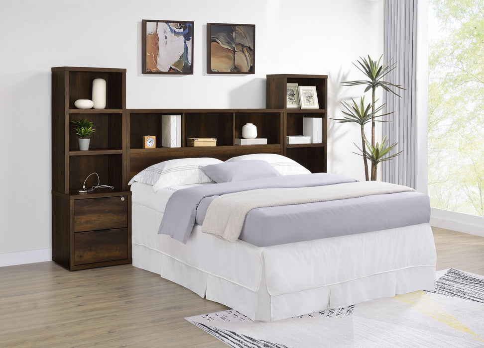 Westpark 3-piece Bedroom Set Bookcase Headboard Pine