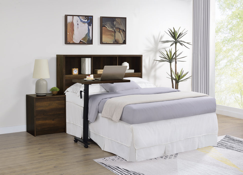 Westpark 49-inch Bookcase Headboard Dark Pine