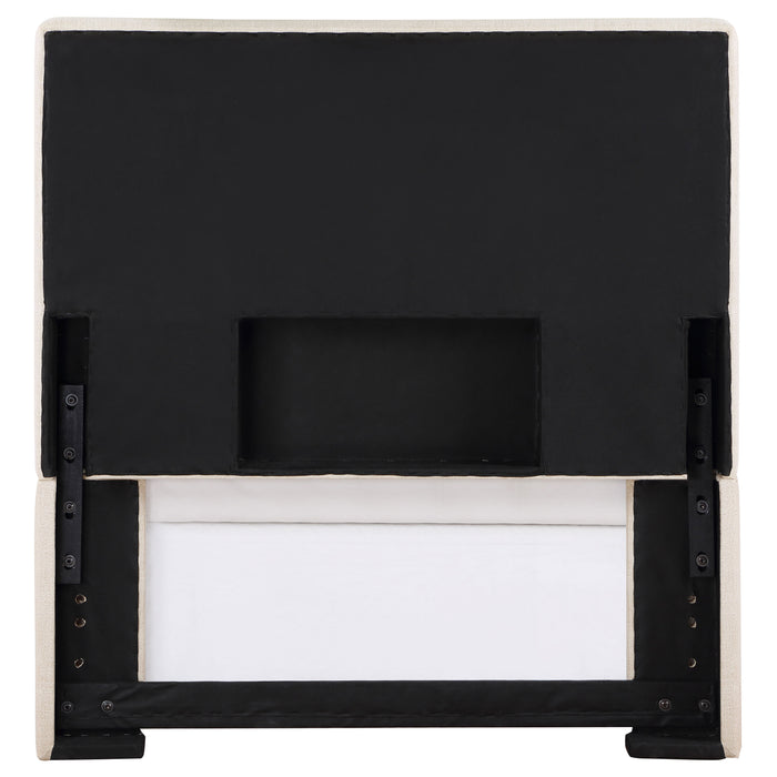 Kosmo Upholstered Panel Headboard Sand