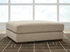 Linenhause Oversized Accent Ottoman - Dune