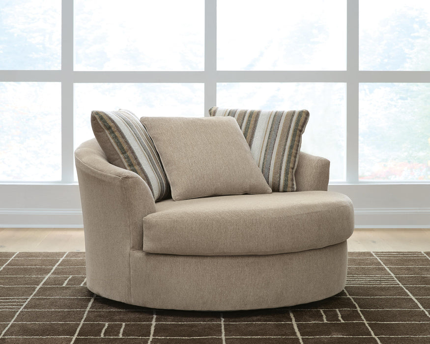 Linenhause Oversized Swivel Accent Chair - image 3