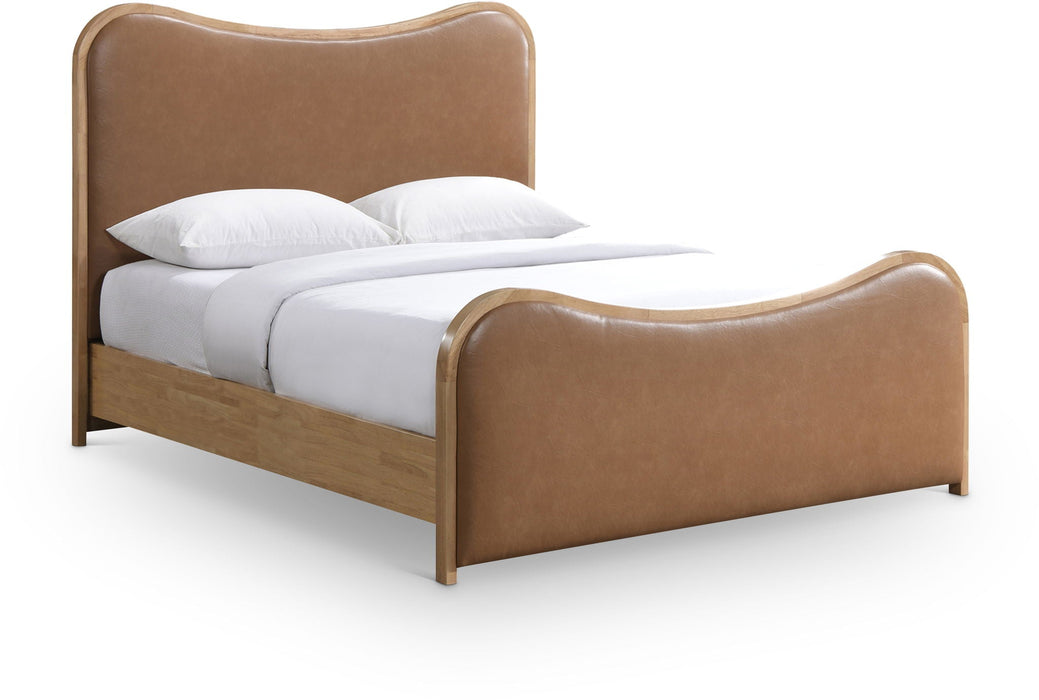 Arvada Vegan Leather Upholstered Bed