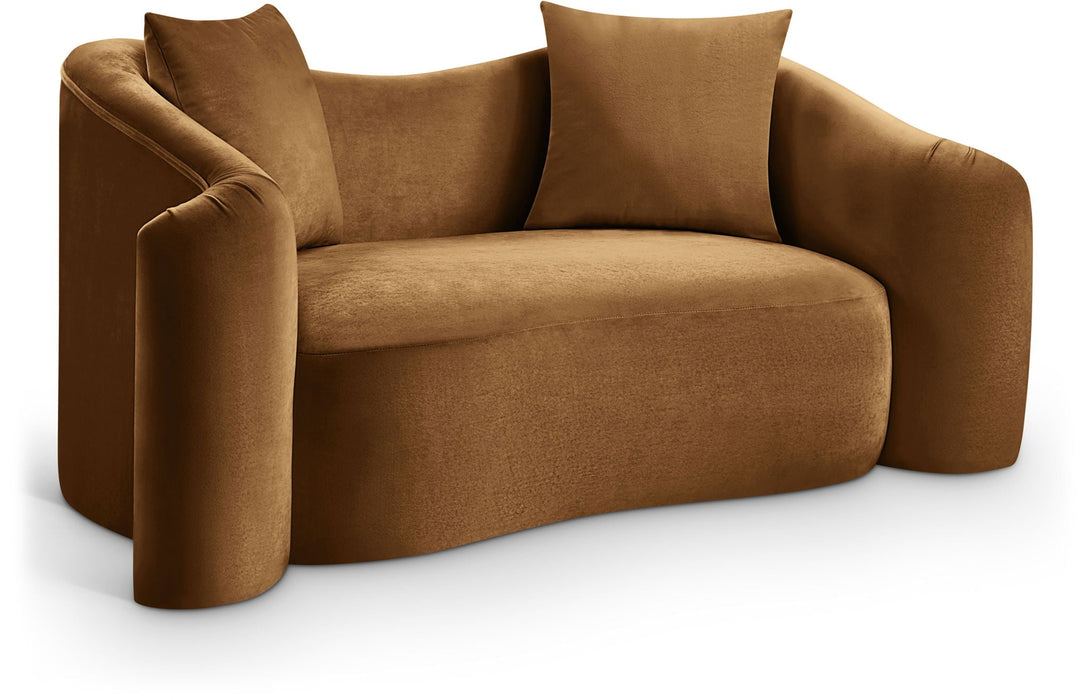 Destin 70" Velvet Upholstered Loveseat