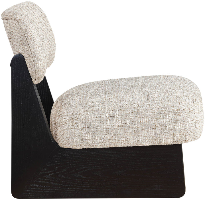 Vetra Linen Textured Fabric Upholstered Chair