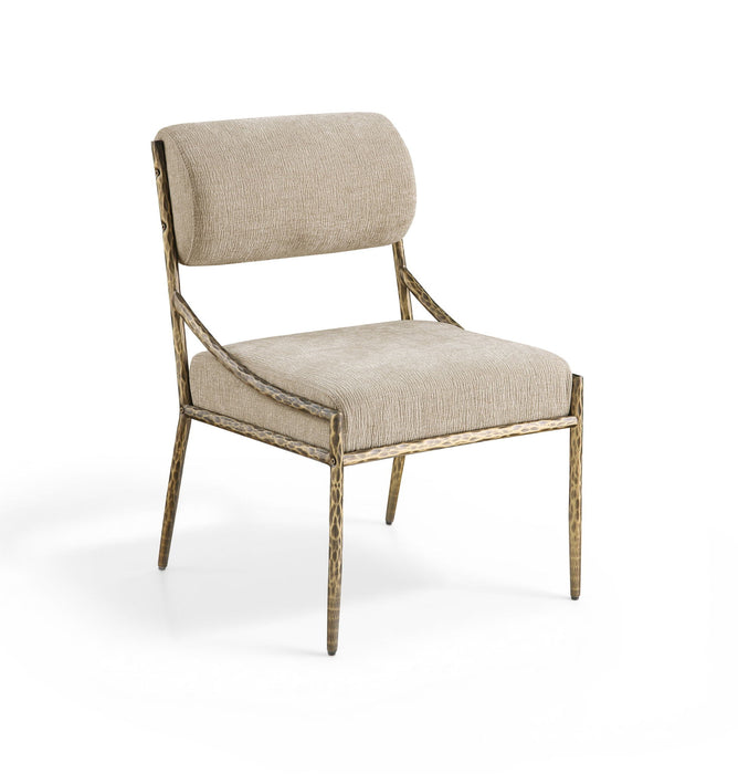 Bastille Chenille Fabric Upholstered Dining Side Chair